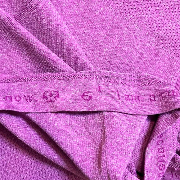 Lululemon Run: Swiftly Tech 1/2 Zip- Ultra Violet- Size 6 - Picture 8 of 15